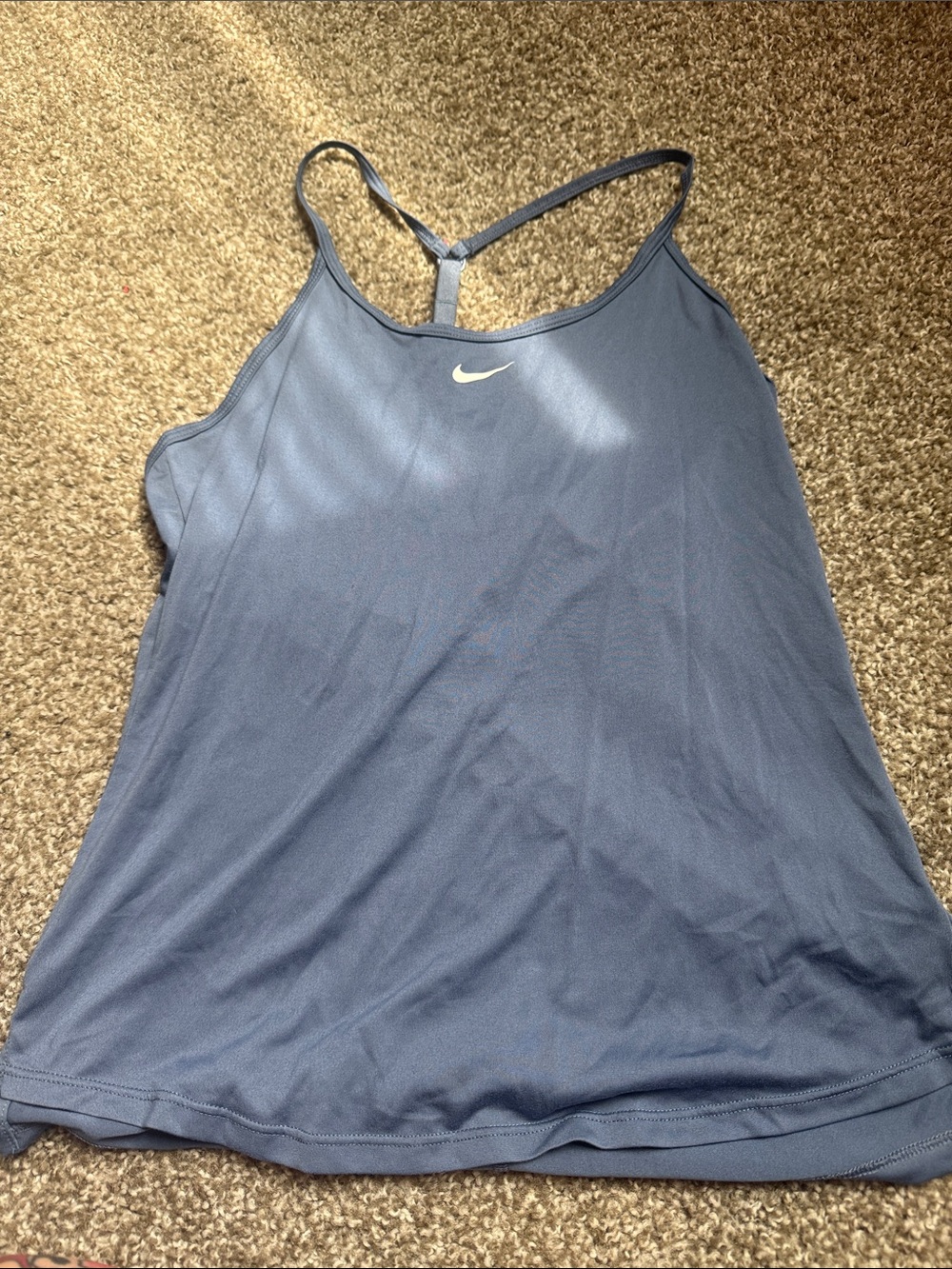 Nike Women's Slate Blue Racerback Tank Top